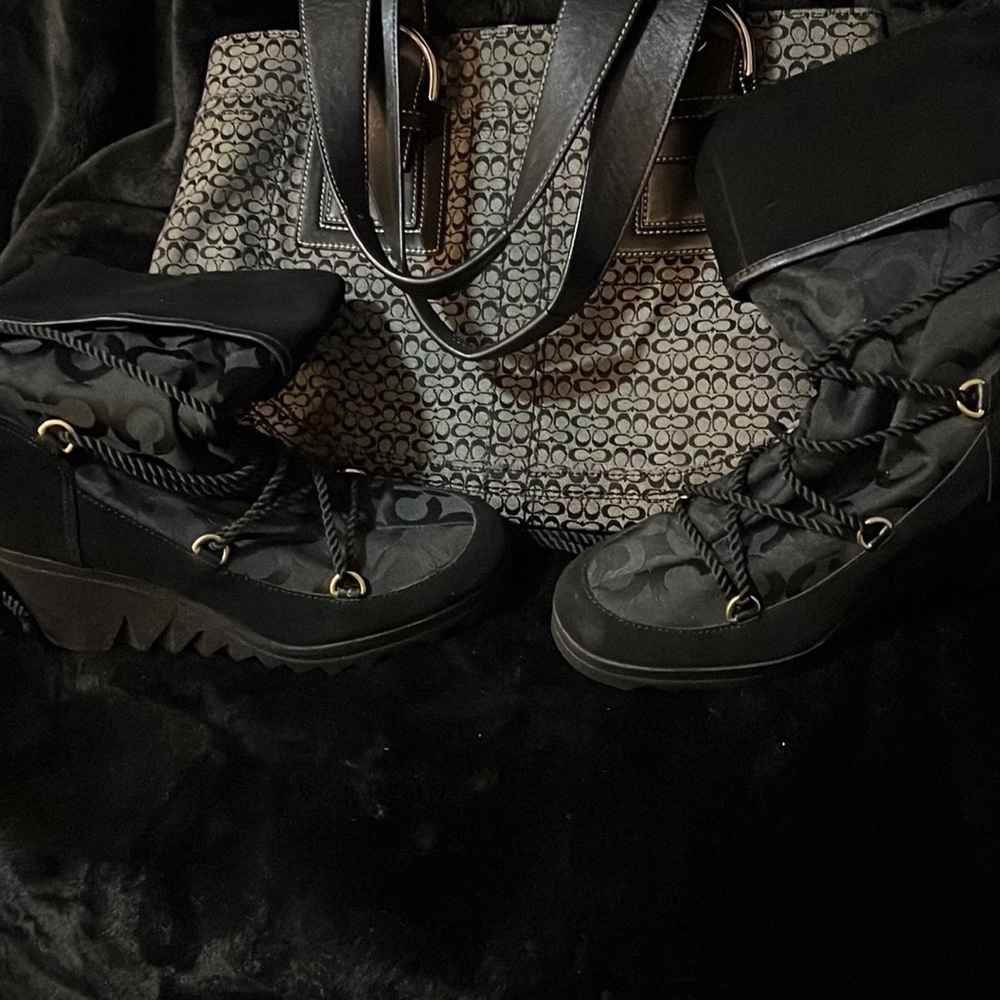 Coach wedge Boots
